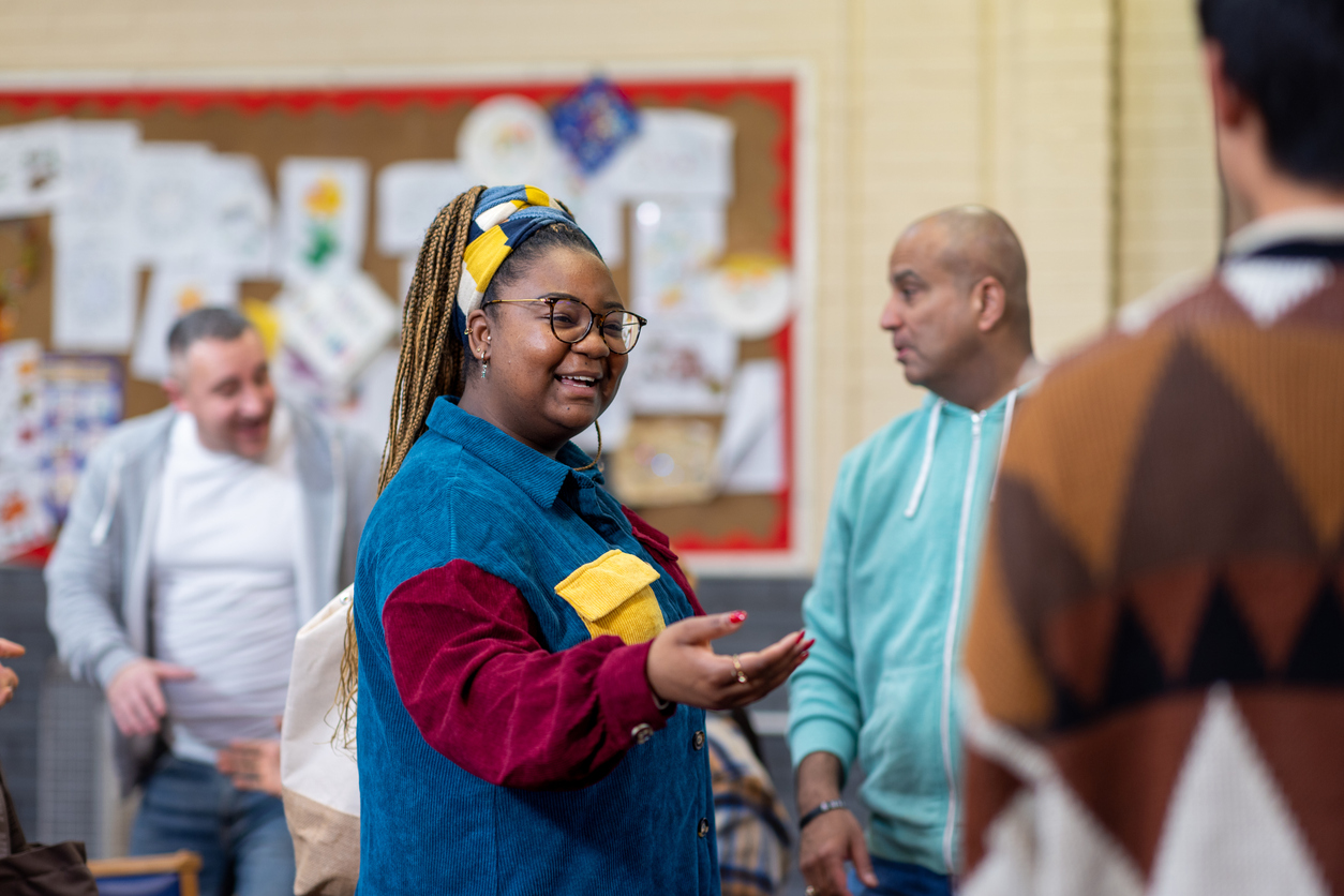 Community members engaging in care gap closure